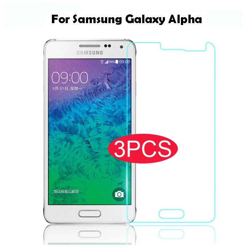 3pcs/lot Explosion-Proof On Phone 2.5D Tempered Glass Film For Samsung GALAXY Alpha G850 G850F G8508 G8508S G8509 Screen Protect