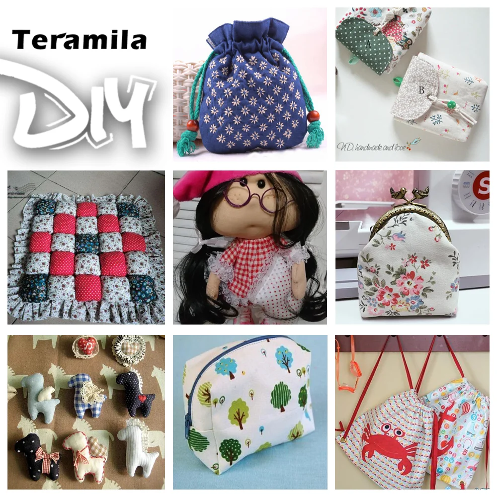 7 Pcs/Set 30x30cm Sewing Cloth Patchwork Fabrics