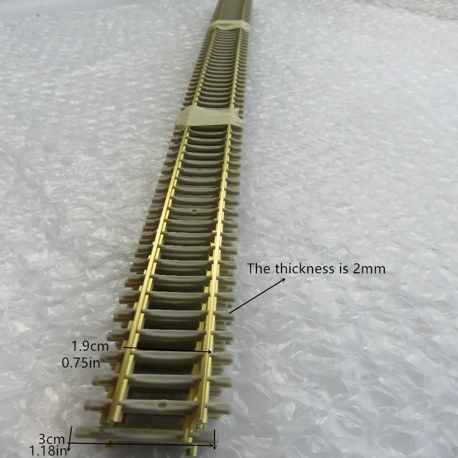 5-10 Teile/satz 50cm 1:87 Skala Biegsamen Beton Sleeper Zug Track Decor Modell Gebäude Kits