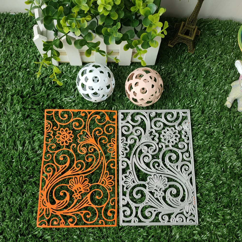 Flower frame metal cutting die, business card printing die, decorative leftover material, process mold