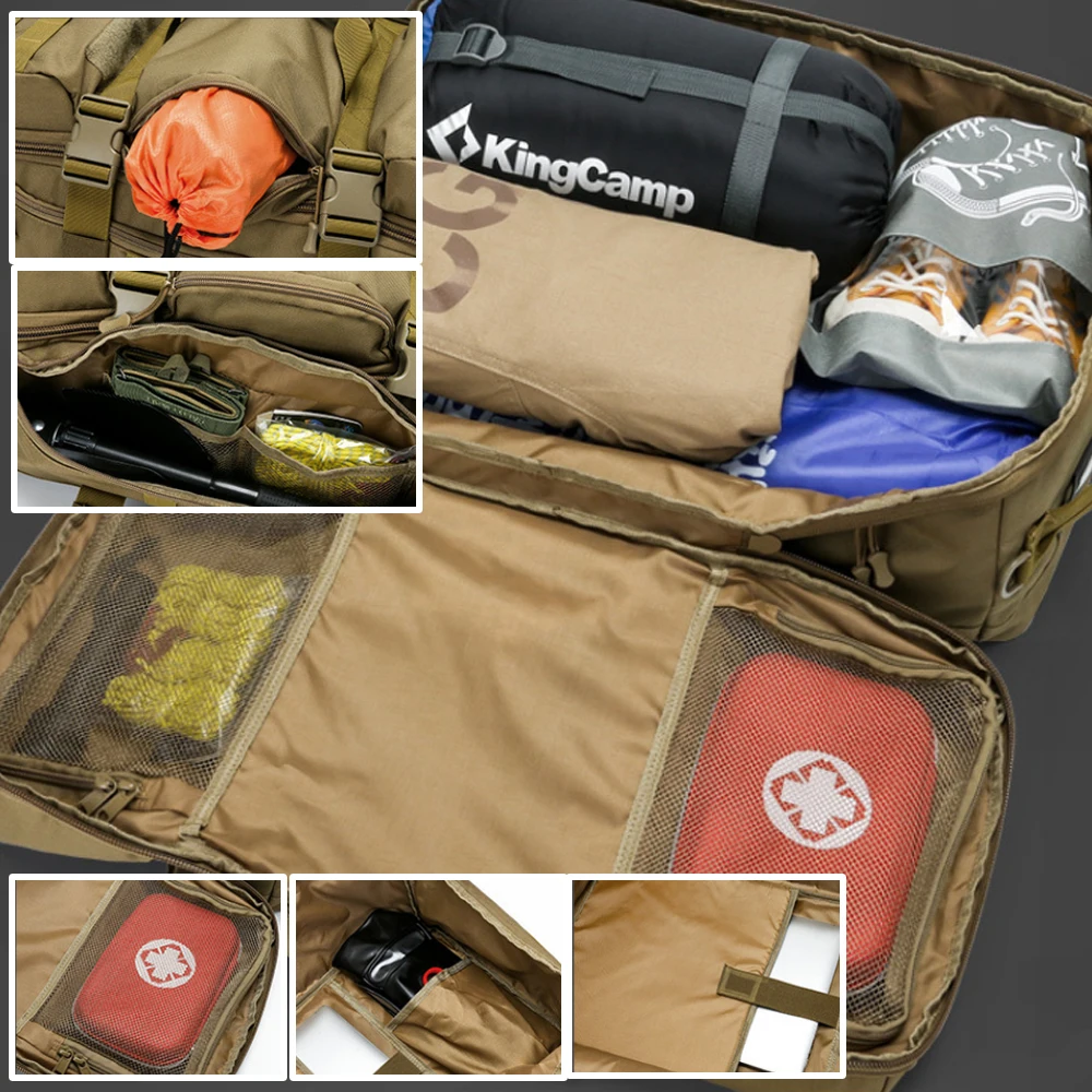 Mochila táctica 65L militar senderismo outdoor - imagen 5