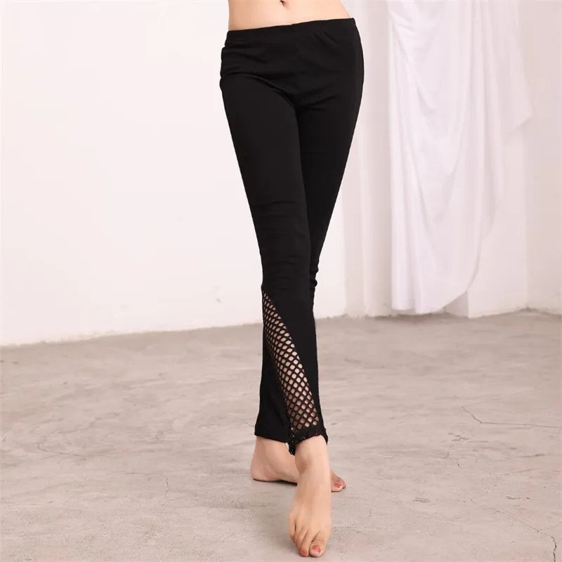 Sexy Leopard Leggings Women Belly Dance Practice Pants Drum Solo Capri Soft High Waist Tummy Control Dance Clothes Printed Slim