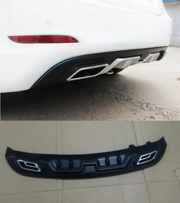 

European Style ABS Black Primer Car Rear Bumper Lip, Auto Car Diffuser Fits For Hyundai Elantra 2014 2015