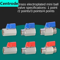Mini ball valve 3/8 IN 1/2IN mini ball valve 1/8 1/4 3/8 1/2 DN6 8 10 15 valve switch pneumatic accessories