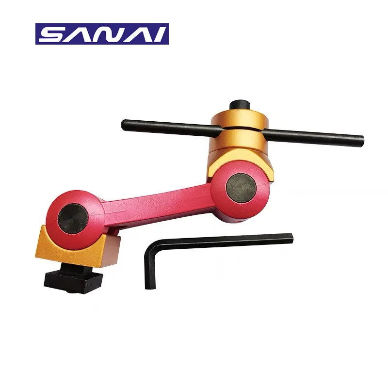 SANAI Universal Adjustable CNC Mill Machine Workpiece Stop Positioner for M10 M12 M14 M16 Lathe Work Stop Locator Tool Part