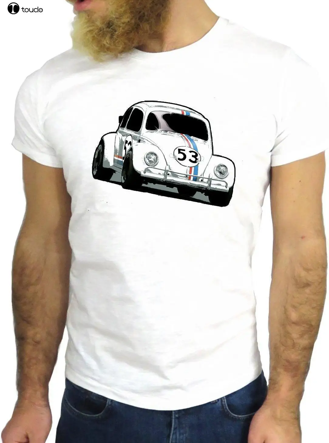 New Summer Fashion Simple Short-Sleeve Cotton Tee Z2993 Car Fun Beetle Cool Rock 13 Movie Fun Usa America Letter Printed T Shirt