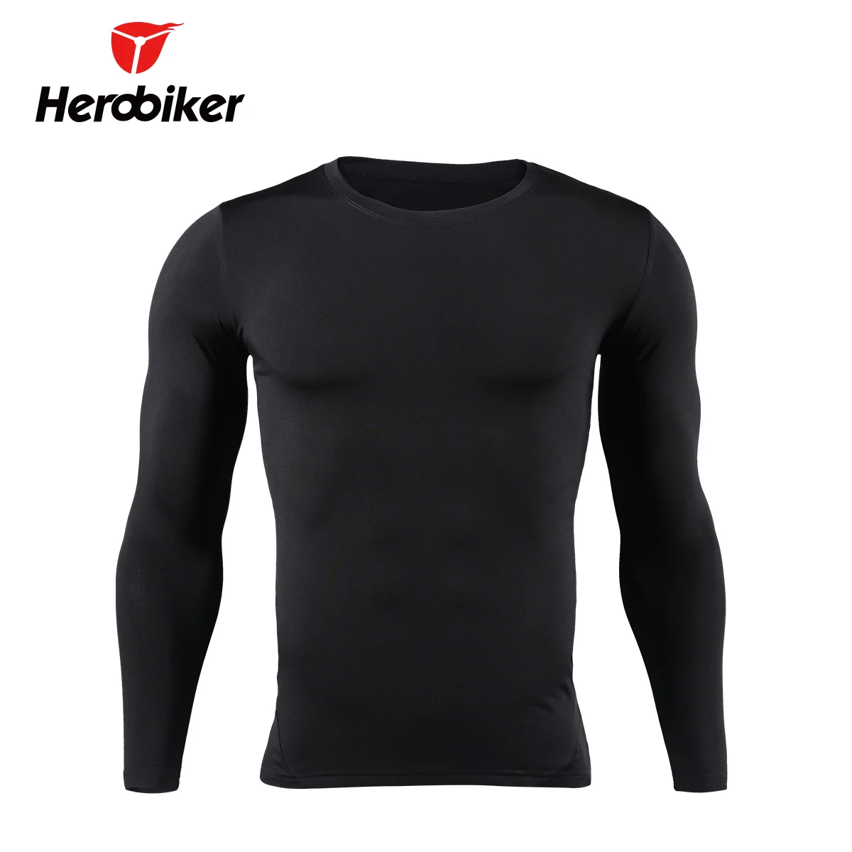 HEROBIKER Motorcycle Thermal Underwear Set Men Motorcycle Winter Warm Base Layers Tight Long Johns Tops & Pants Set 3 Colour