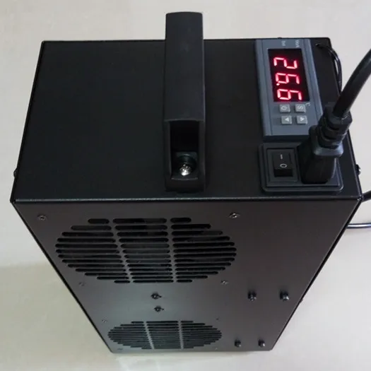 Semiconductor automatic constant temperature adjustable electronic chiller, fish tank and aquarium cooling, instrumentation equi