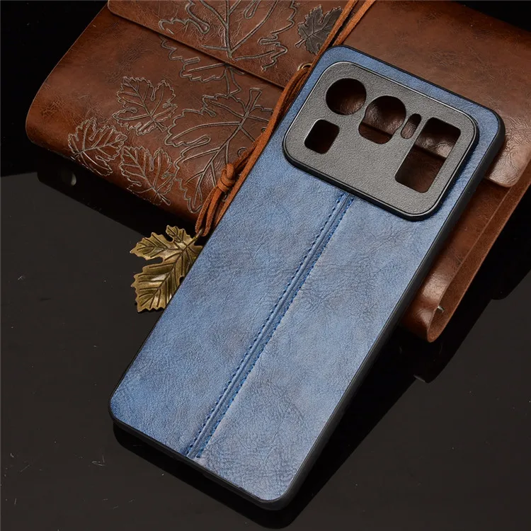 美品Xiaomi11U For Xiaomi Mi 11 Ultra Case Luxury Leather Soft Rubber Silicone