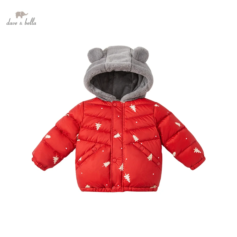 

DBJ19926 dave bella winter baby unisex fashion cartoon down coat children 90% white duck down padded kids girl boys jacket