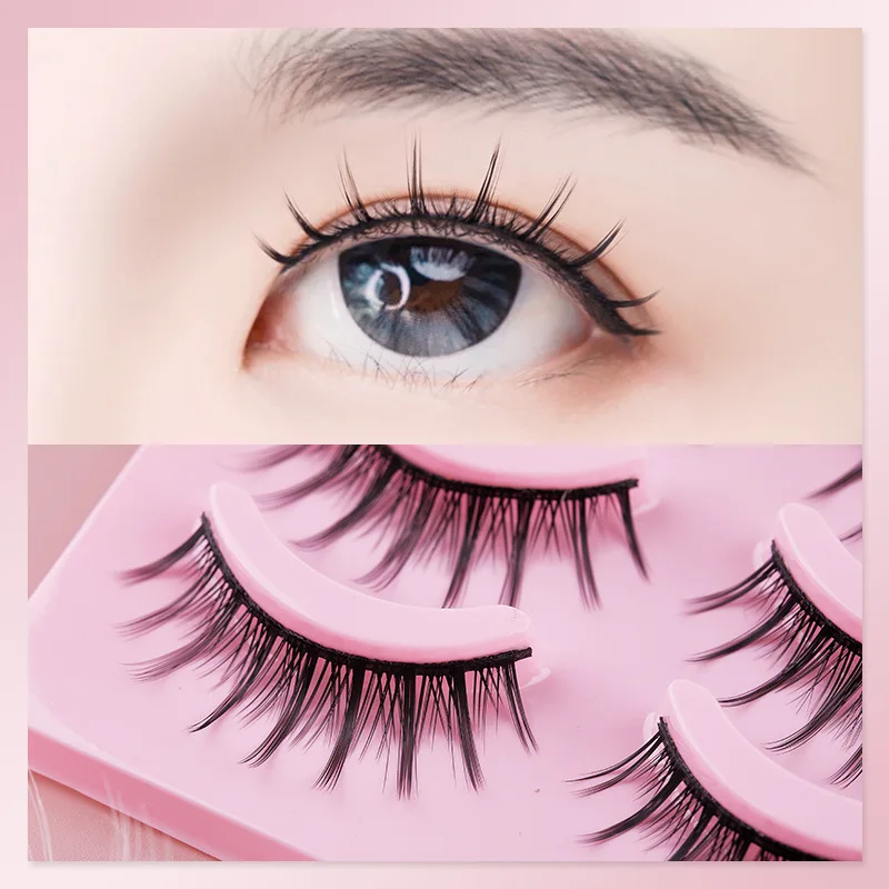 

Natural 5 Pairs Women Japanese Serious Makeup False Eyelashes Long Thick Eye Lash Extension Cosplay False Eyelashes