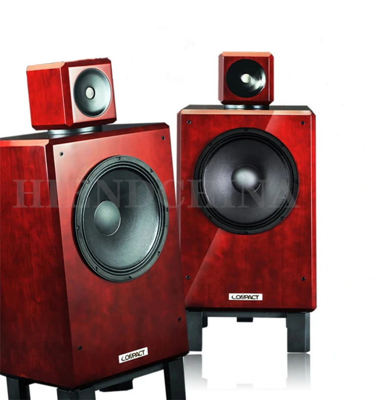 GZ-011 arma de cuerda 15 pulgadas hifi hogar bocina dividida estantería ultra importada altavoz 2-100W 8 ohm