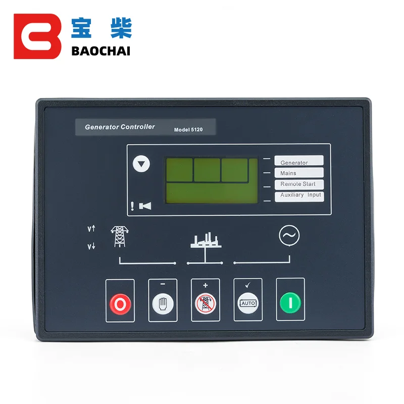 Generator Auto Controller 5120 AMF Diesel Generator Set Controller LCD Automatic start genset Ats control box terminal