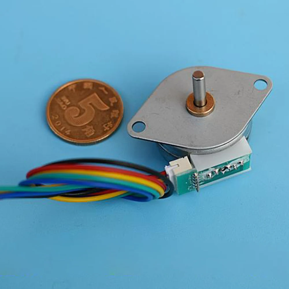 Mini Four-phase Five-wire Stepping Motor 25MM Micro 25 SPG0001 15 Degrees Stepper Motor Toy Engine