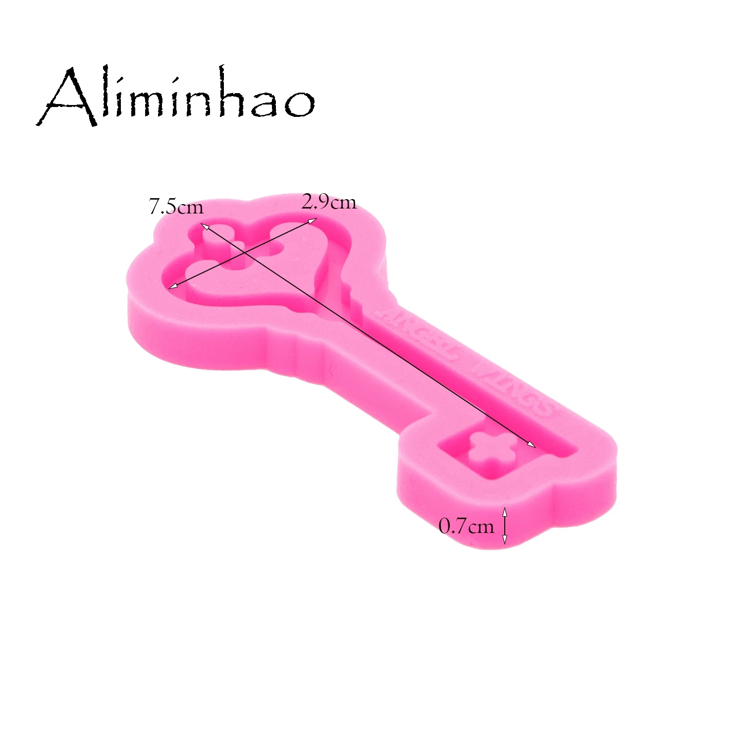 DY0394 Love Key Keychains Mould Resin Silicone Epoxy Molds For Jewelry Shiny Glossy Aliminhao