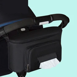 Bolsas de Color sólido para cochecito de bebé, accesorios para cochecito, organizador de viaje para mamá, carrito de cochecito, cesta de almacenamiento, gancho, mochila para mamá