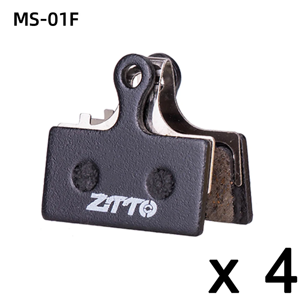 ZTTO 4 Paar MTB Halbmetall-Fahrrad-Bremsbeläge, leise Keramik für Fahrrad-Scheibenbremse M8020 M6100 MT200 Führungscode E9 DB ER MT6 MT4