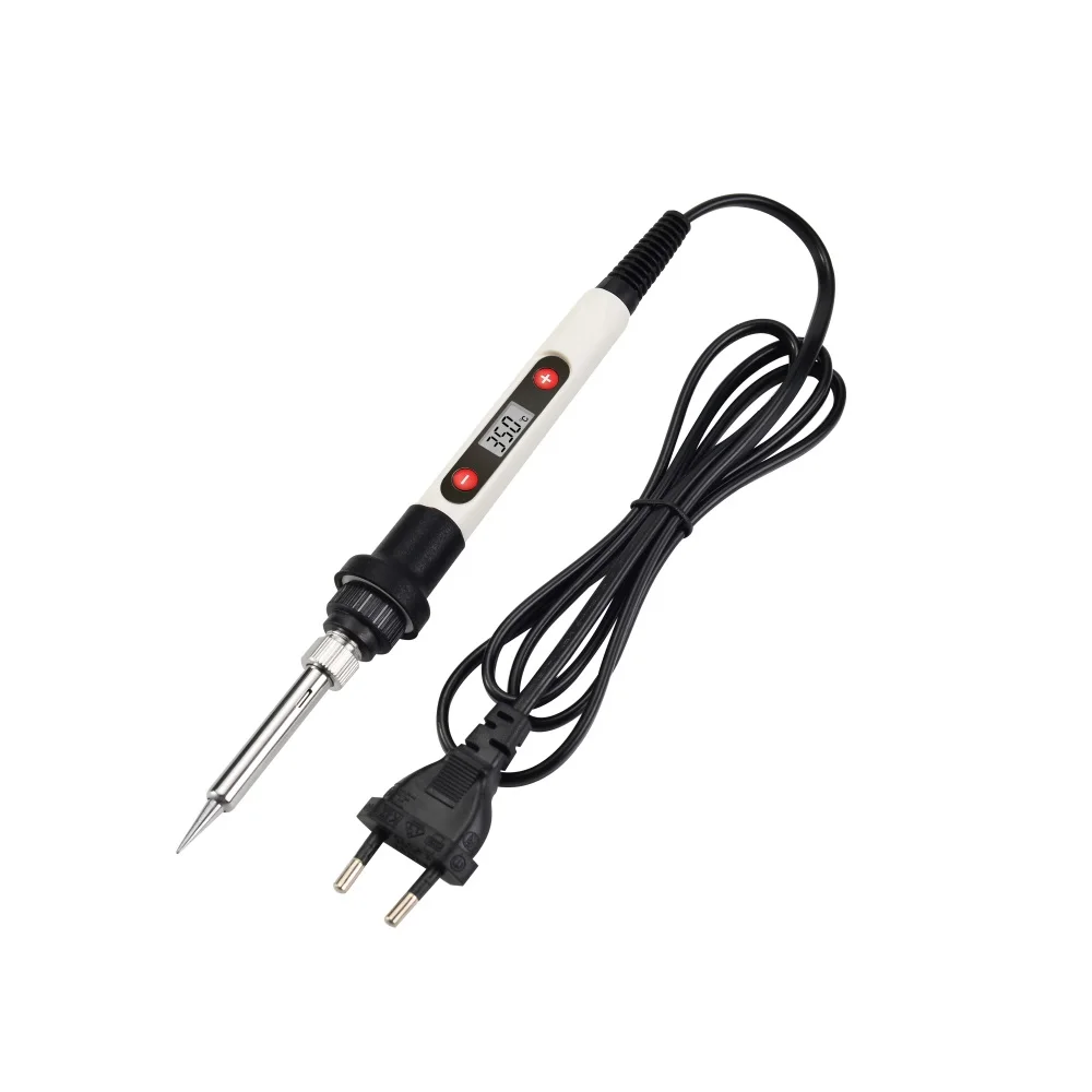 JCD-Kit de soldador eléctrico de 80W, temperatura ajustable, pantalla Digital LCD, 220V, herramientas de soldadura de retrabajo, 908S