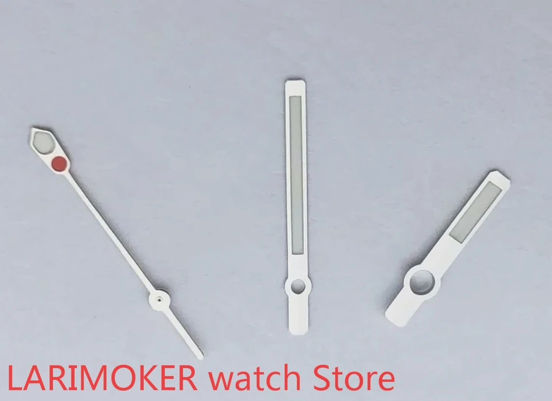 Manecillas luminosas de Reloj Blanco, manecillas luminosas de movimiento NH35 NH36