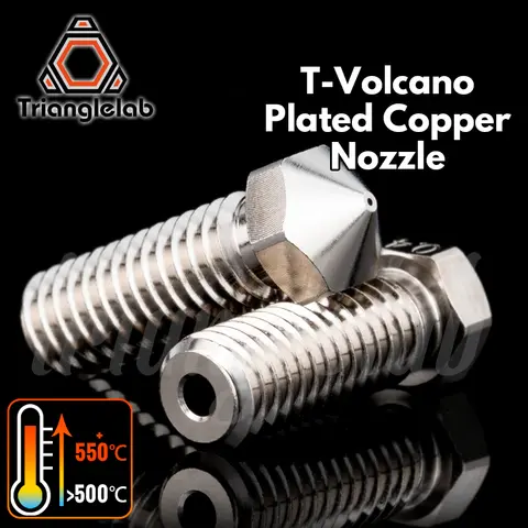 Copper T Volcano Nozzle for 3D Printers DFORCE