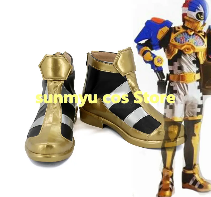 Masked Rider Kamen Rider Para-Dx  Boots Shoes Cosplay Custom Size Halloween