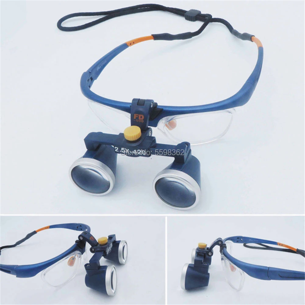 Imagem -02 - Lupa Binocular Médica Cirúrgica x x Óculos de Proteção