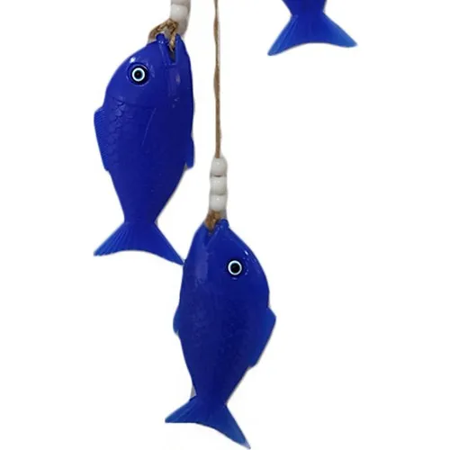 Bimbambom Fish 3'lü Pendulum Balcony Ornament lawn Ornament Mural Flock Wind Ornament