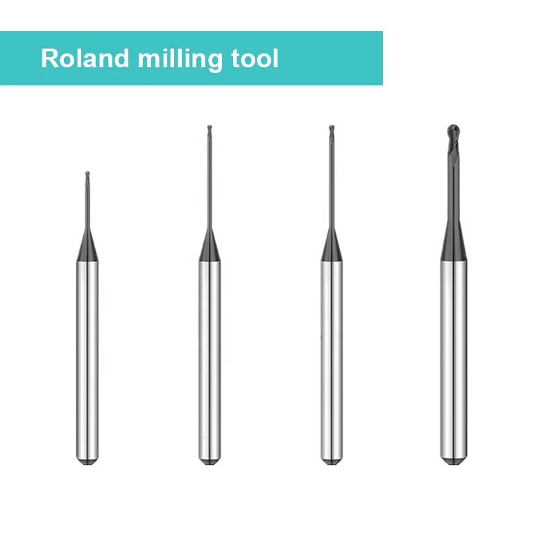 

Green Roland Milling Burs DC/DLC 0.6mm/1.0mm/2.0mm CAD CAM System Lab Material