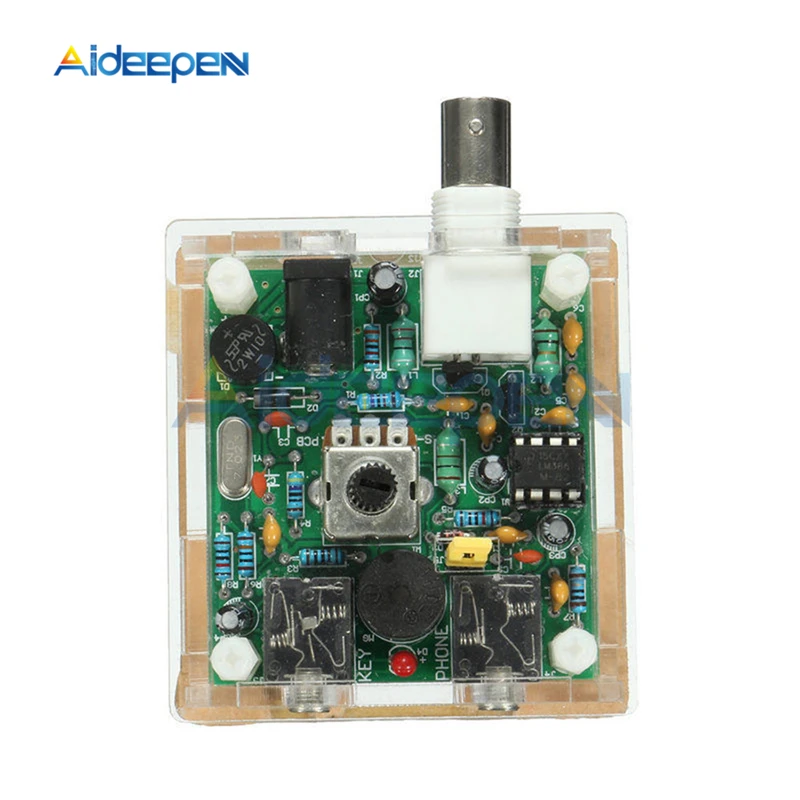 Imagem -04 - S-pixie-transceptor de Rádio Super de Ondas Curtas Faça Você Mesmo Kits com Caixa de Acrílico Transparente cw Qrp 7.023khz