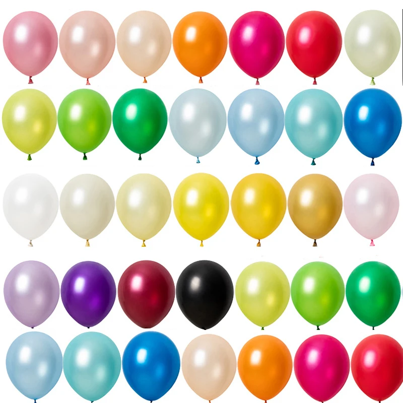 

5inch Round pearl balloons 50pcs/lot colorful party birthday wedding festival decoration latex balloon