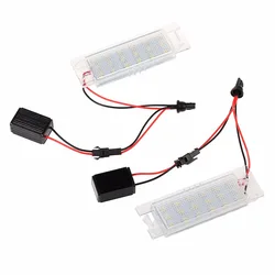 2x For Hyundai Tucson 2010-2014 IX35 2010-2013 CANBUS LED Car License Plate Light Number Plate Lamp Rear Tail Lighting Luces