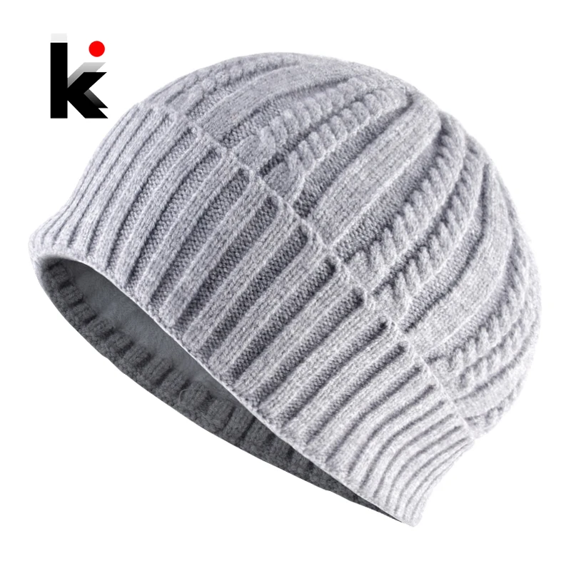 

Winter Knitted Hats For Women Warm Thick Skullies Beanies Men Knitting Solid Color Outdoor Ski Hat High Quality Beanie Gorras