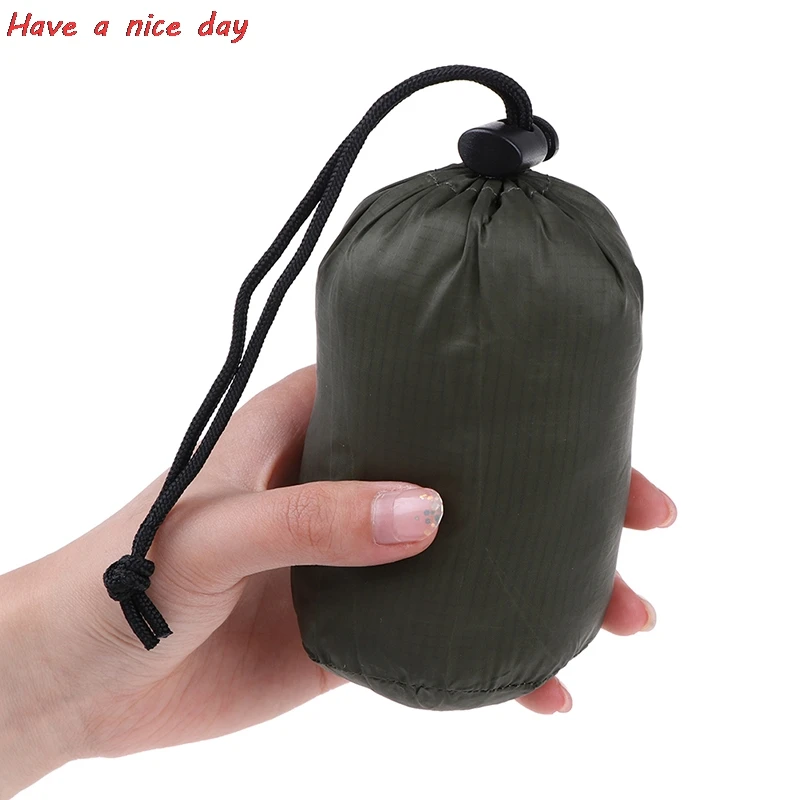 1pc Lightweight Camping Sleeping Bag Storage Bag Outdoor Emergency Sleeping Bag Storage With Drawstring Sack For Camping Hiking