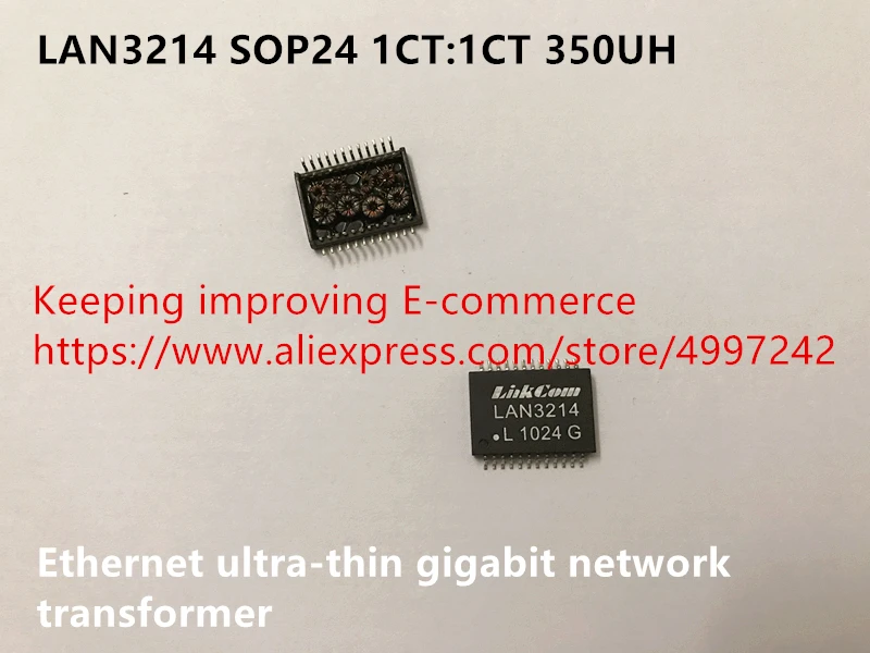 original-novo-100-lan3214-sop24-1ct-1ct-350uh-ethernet-transformador-de-rede-gigabit-ultrafino