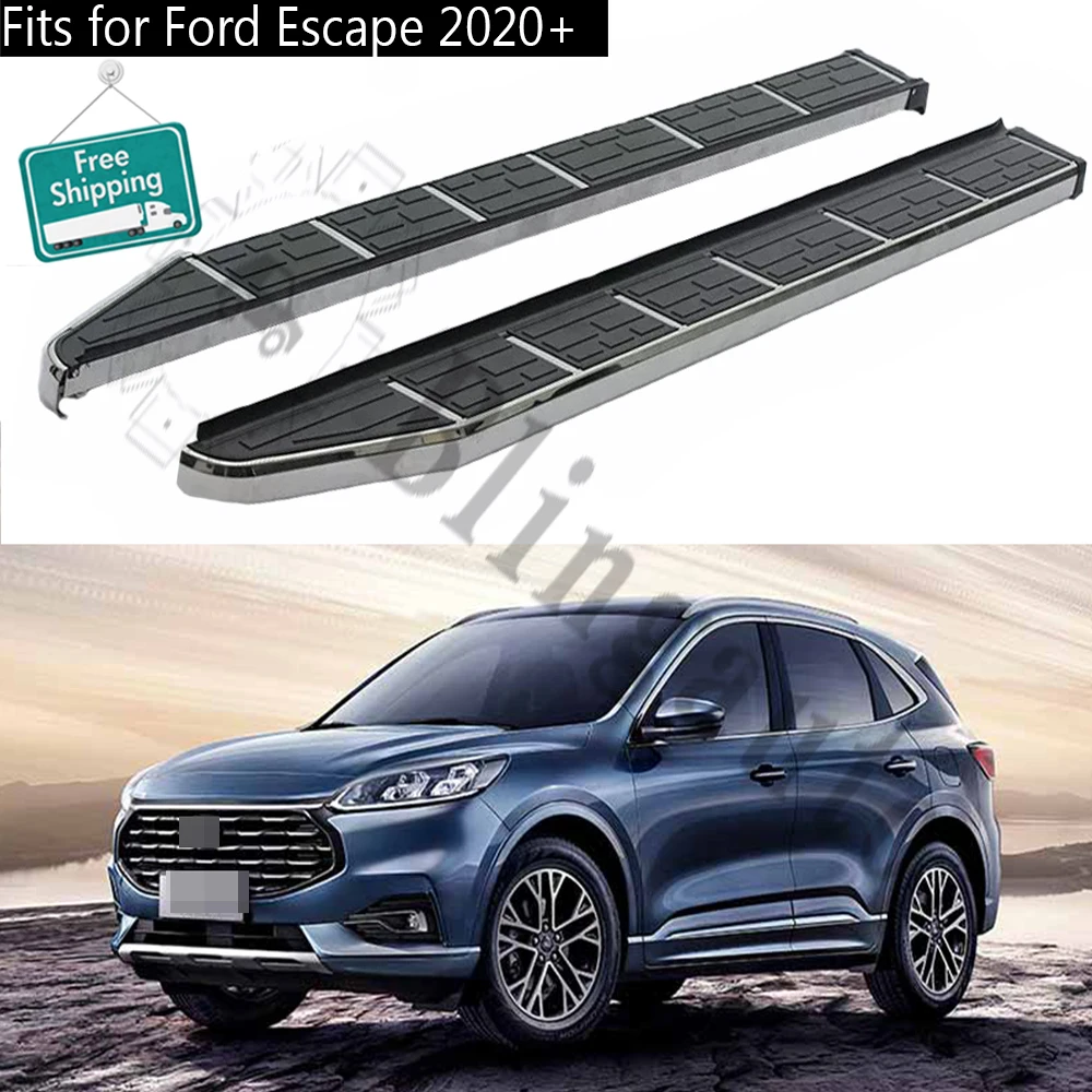 Running board fits for F.ord all new Escape 2020+ side steps nerf bar car pedal side stairs side bar 2PCS