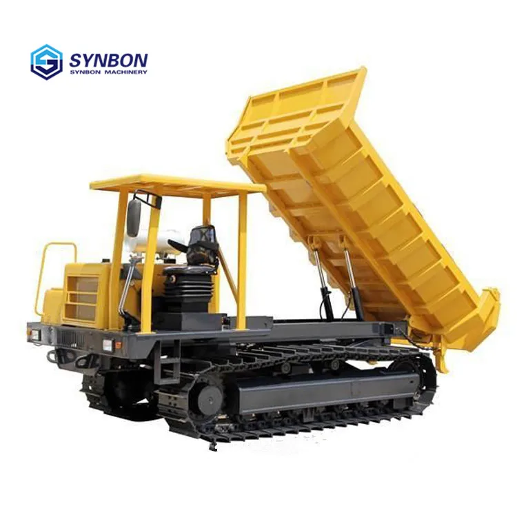 SYNBON 6 ton crawler dump truck mini truck multipurpose delivery truck various road conditions truck  SYCD60