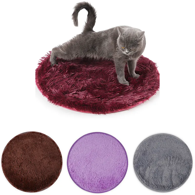 

Soft Warm Pet Cat Bed Comfortable Round Practical Pet Nest Dog Cat Washable Kennel Easy To Clean Dog Bed Warm House For Pet