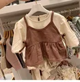 Conjunto de body marrón