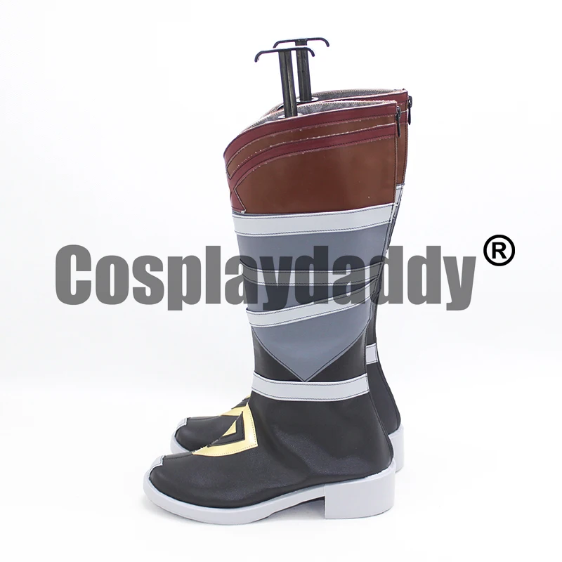 Genshin Impact Mondstadt Legende Van Wolvendom Wolf Jongen Scheermes Little Wolfie Cosplay Grijs Ver. Schoenen Laarzen X002