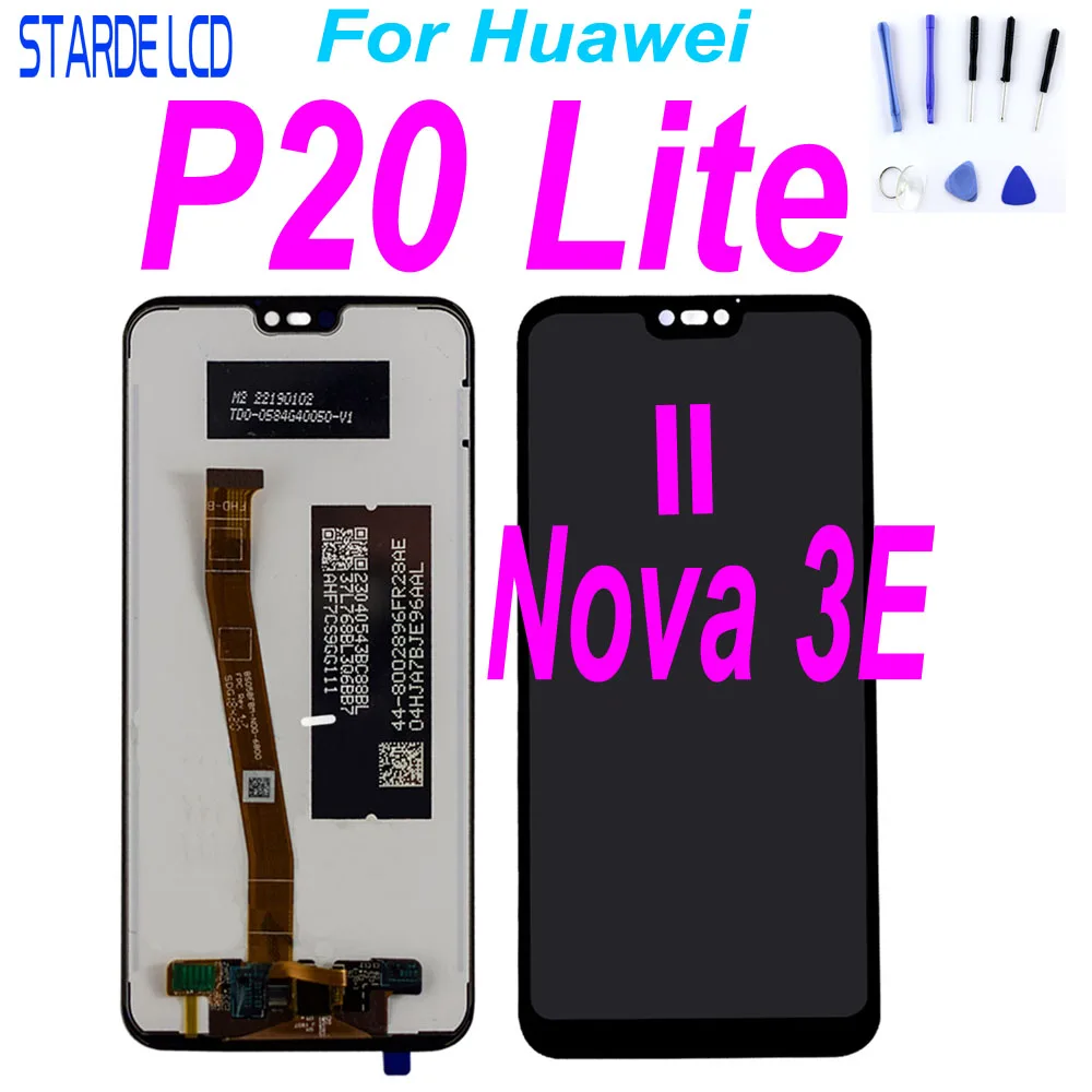 

5.84" 2280x1080 Display For HUAWEI P20 Lite LCD Touch Screen with Frame Original LCD P20 Lite ANE-LX1 ANE-LX3 Nova 3E LCD