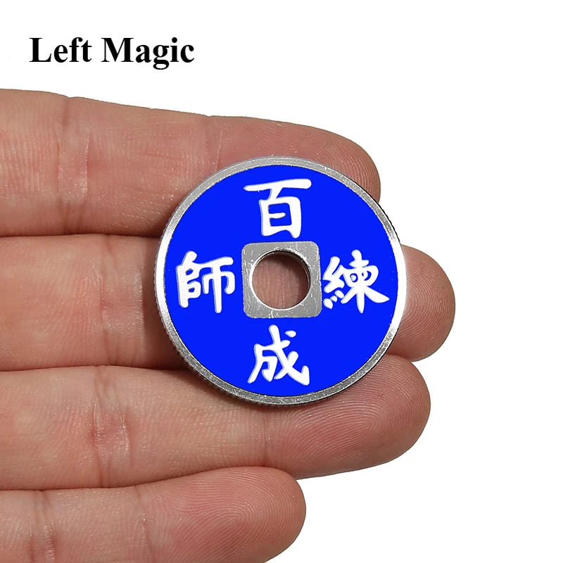 Chinese Coin Color Change Magic Tricks Mental Magic 3 Color Change For One Coin Props Accessories