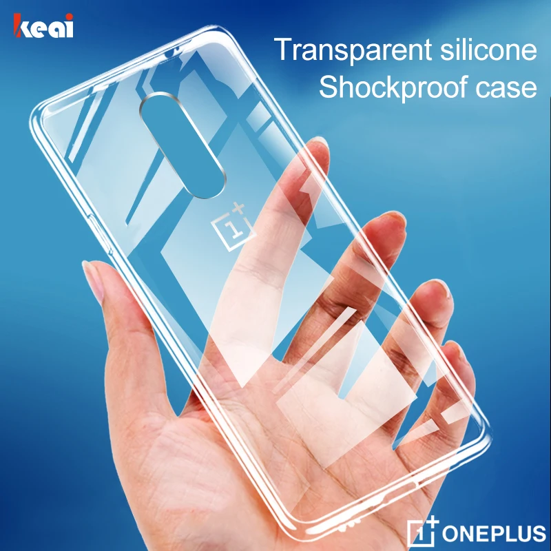 Transparent Phone Cases For OPPO Oneplus 11 10 7 6T 8 9 Pro Shockproof Silicone TPU Case For Oneplus 7T 6 Pro Soft Back Cover