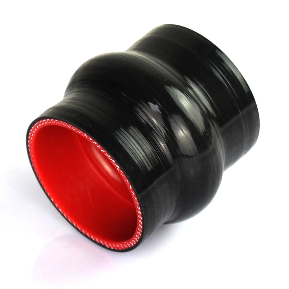 R-EP 0 degree Straight Silicone Hump Hose 38 45 51 57 63 70 76 83 89MM Rubber Joiner Tube for Intercooler Cold air intake Pipe