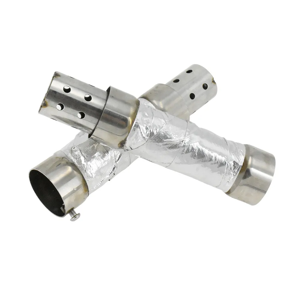 Motorcycle Sideshots Exhaust System and Quiet Baffle Shortshots For Harley Softail Duals Softail Duals Shortshots Staggered