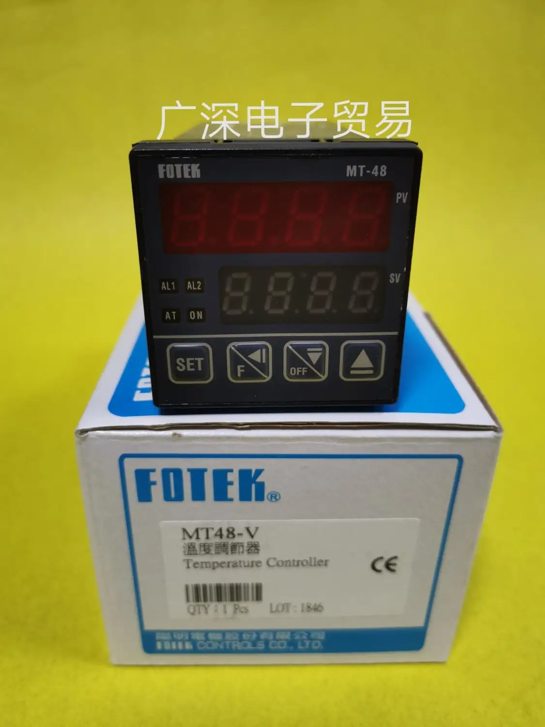 MT48-V Taiwan Yangming FOTEK temperature regulator thermostat Taiwan origin production MT-48 output SSR