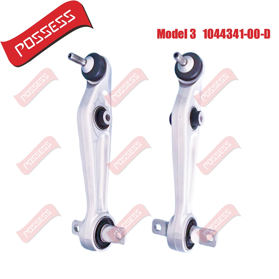 

A Pair of Front Lower Suspension Straight Control Arm For Tesla Model 3 2017-/ 5YJ3 ,1044341-00-D 104434100D L=R