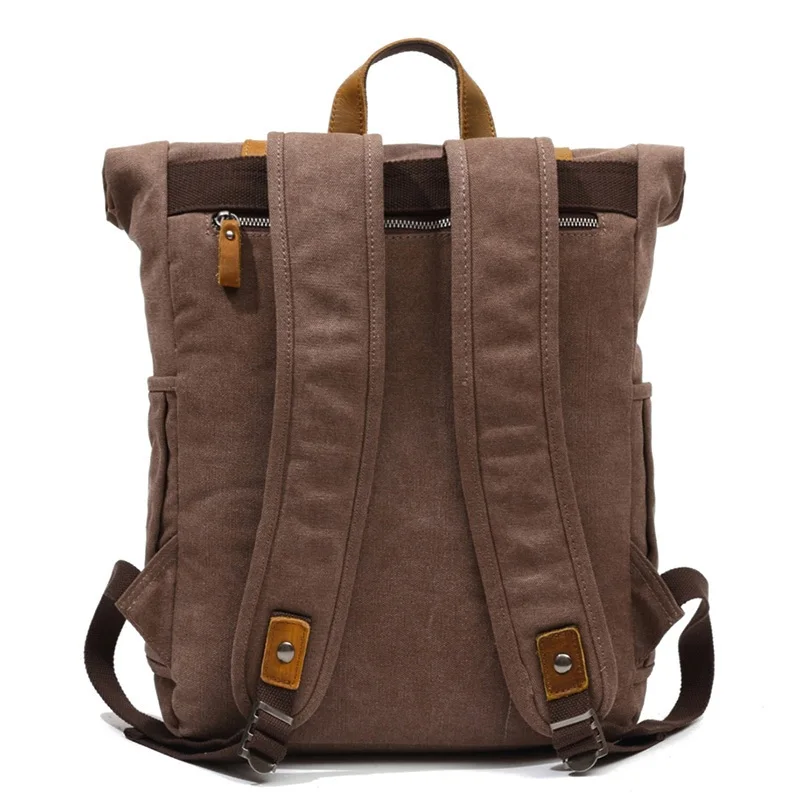 Fashion Canvas Leather Backpacks 16\