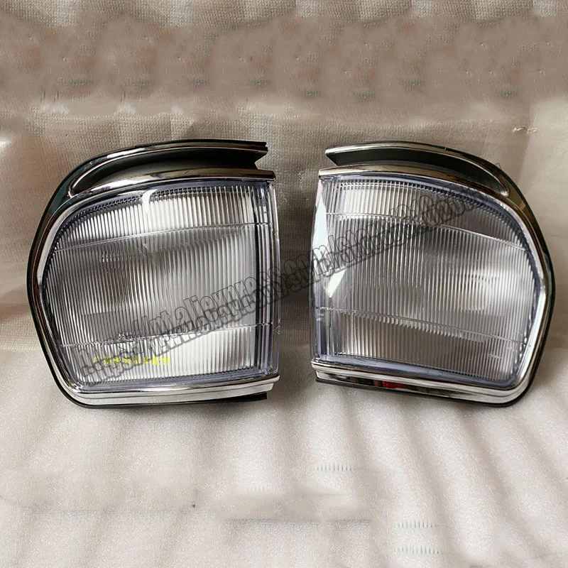 For 1991-1997 Toyota Land Cruiser LC80 FJ80 2pcs Corner Front L+R Turn Signal Light