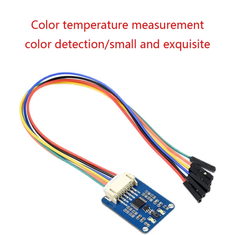 20CB Color Temperature Measurement AS7341 Spectral Color Sensor Visible Spectrum Sensor Multi Channels High Precision I2C Bus