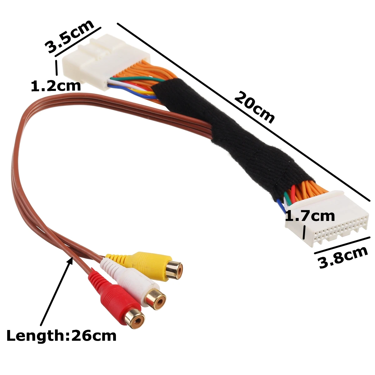 For Toyota 28 Pin AV Video Audio Cable For Lexus Touch 2 and Entune Monitors For Renault&Dacia for Opel for Vauxhall Head Units